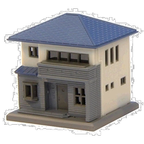 (Direct mail from Japan) ROKUHAN architectural model six and a half gauge Z two-story house C white model