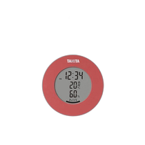(Direct mail from Japan) TANITA temperature and humidity meter temperature and humidity digital with clock magnet pink TT-585PK