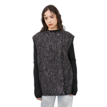 Direct mail from Japan Mila Owen womens classic style collarless double-breasted tweed vest 09WFV2410