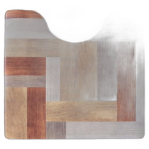 (Direct mail from Japan) Oka toilet mat 55×60cm brown 4548622743739