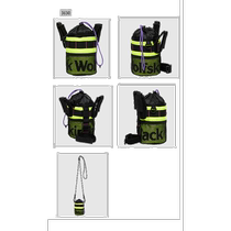 Self-employment | Jack Wolfskin mens steam bag STEM BAG bag bike bag outdoor