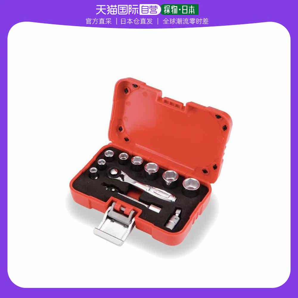 (Japan direct mail) TONE wrench suit S20830P angle 6 35mm (1 4) red 11-Taobao