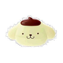 Japan Direct Mail (Japan Direct Mail) Sanrio Triple Lull Gull Face Type Mirror Comb Suit Pudding Dog Pattern