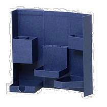 (Direct mail from Japan) Nakabayashi Home Furnishings Small Object Storage Box M Dark Blue