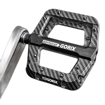 (Direct mail from Japan) GORIX bicycle pedal GX-H55 carbon pattern black length