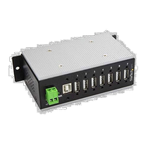 (Direct mail from Japan) Industrial grade USB20 hub 7-port ESD protection 350W surge protection