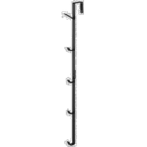 (Japan Direct Mail) Amazaki Industrial Gate Rear Hanger Rack Long Black Approx 1 5 x D9 x H54
