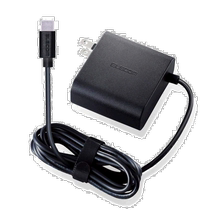 (Direct Mail from Japan) AC Adapter TypeC PD Compatible for Laptops 2 Meters 45W Black