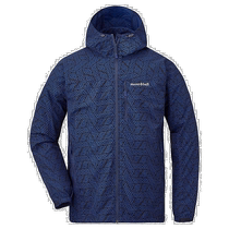 Course de mode japonaise Montbell Montbell manteau parka homme O D imprimé à capuche extérieur 1103310