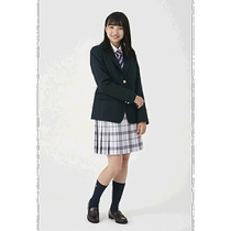 Japon publipostage uniforme blazer femmes blazer vert étudiant lycée entrée graduation KHS114