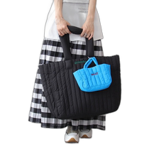 Japanese direct mail Three Four Time womens large-capacity embroidered parent-child tote bag 85527015