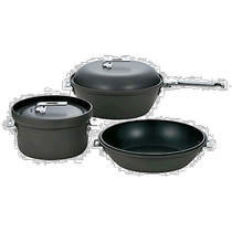 (Direct Mail from Japan) Xuefeng Small Cooking Utensil Set Stir Frying Frying Stewing Platinum Processing IH