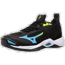 (Direct mail from Japan) Mizuno Mizuno volleyball shoes 27 5cm black blue yellow V1GA2112