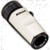 Nikon Nikon Single Screen Telescope rice gray logo alloy material wide angle portable