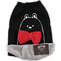 (Direct mail from Japan) Skater pet supplies all-purpose clothing black red bow