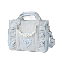 Direct mail from Japan mezzo piano Junior childrens pearl charm ruffle shoulder bag 8141411