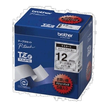 (Direct mail from Japan) Brother TZe laminated label ribbon 12mm transparent bottom black text TZe-131V