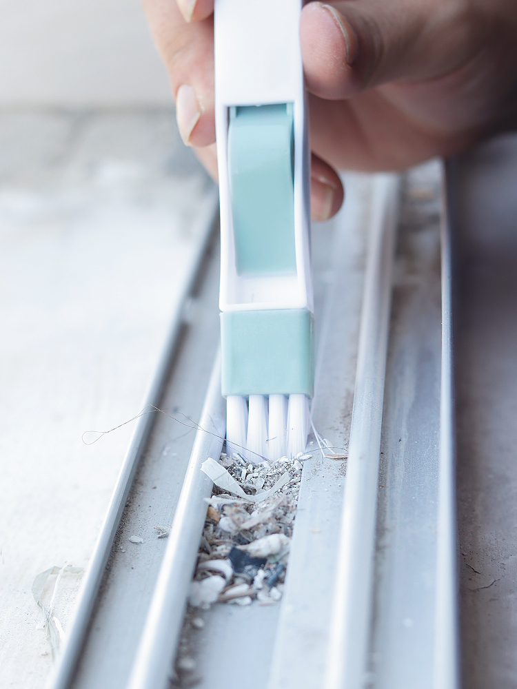 Tools for cleaning window crevices Clean window sill slots artifact Glass window ash Clean groove scrubber Household