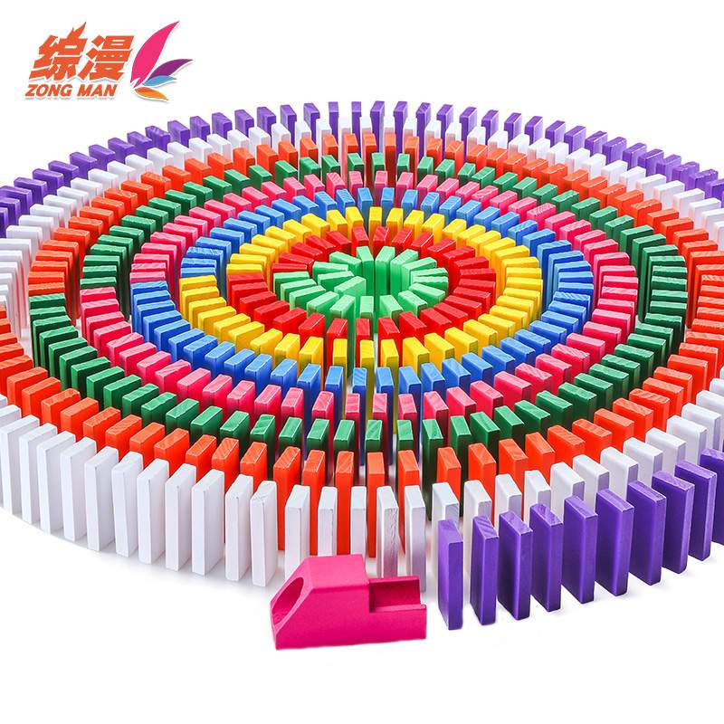 Cạnh tranh trẻ em học sinh domino câu đố trí thông minh đồ chơi người lớn chàng trai và cô gái 1000 mảnh khối lớn - Khối xây dựng bộ lego