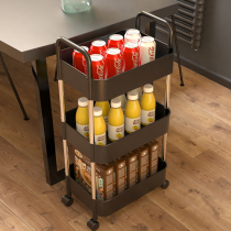 Kitchen Trolley Shelve Shelf Floor Multilayer Bedroom Dorm Room Mobile Snacks Bathroom Toilet Storage rack