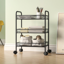 Kitchen trolley shelf Floor-to-ceiling multi-layer bedroom seasoning rack Vegetable basket Removable snack storage shelf