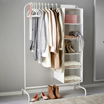  ins Nordic net celebrity clothes rack Floor-to-ceiling bedroom household simple single-pole storage suitable for household hangers