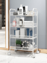 Bathroom shelf Floor-to-ceiling bathroom storage rack Multi-layer washbasin shelf Bathroom toilet metal storage rack