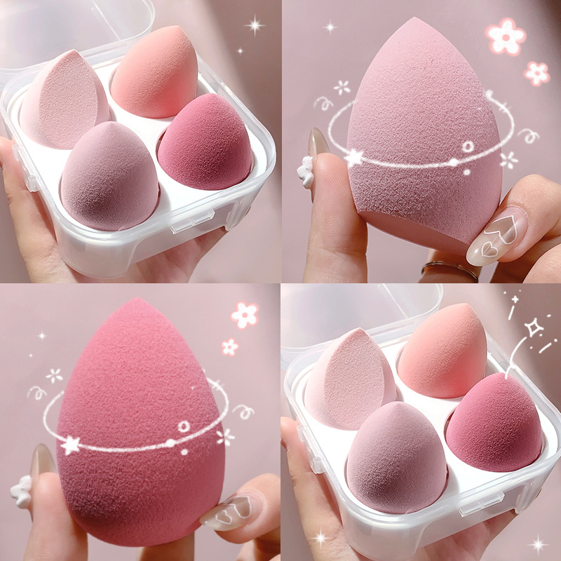 Ultra soft and delicate cosmetic egg not eating powder Makeup Egg Sponge Egg BB Cream Dry and wet Powder Bashing Containing boxed-Taobao