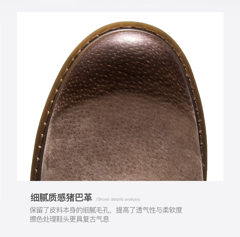 固特异 男士高帮马丁靴 时尚休闲鞋 图5