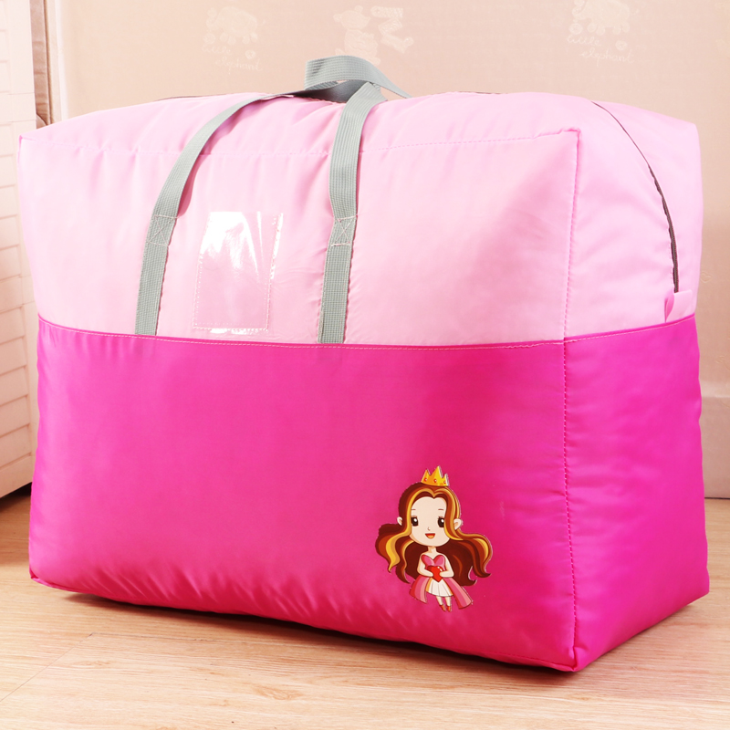 Cartoon Nursery Cotton Quilted Bag Big Number Quilt Clothing Collection Bag Cute Nursery School Quilt Dust-Proof Bag