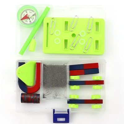 小学生科学实验教材玩具磁铁套装