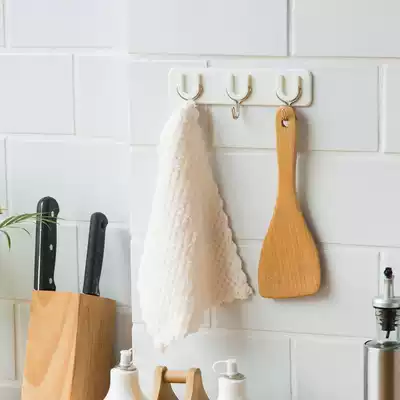 Strong adhesive hook adhesive wall Wall Wall Wall load-bearing kitchen hook no Mark adhesive door rear hole-free hook