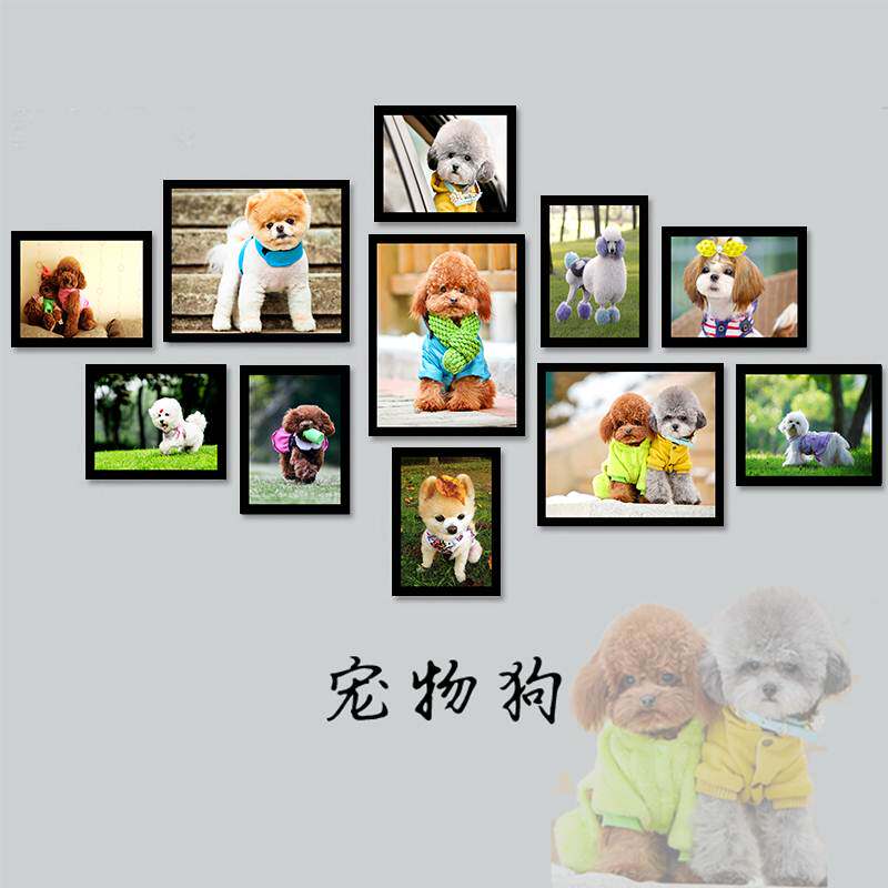 Cute Darling Decoration Painting Cat Dog Pet Store House Pet Supplies Store Wall Painting Hanging Painting No Frame Home Living Room Photo Wall-Taobao