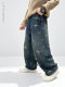 Boys' jeans spring and autumn 2026 new handsome children's spring loose straight pants medium and large children's casual pants