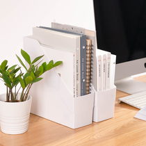 ins Wind desktop file box storage file file file data storage frame folder storage box collection box for students desktop storage rack vertical book stand storage box office stationery supplies
