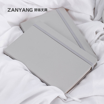 A5 hard PU leather hand account book fresh students learn notebook business office meeting work record book simple literary style Japanese notebook notebook convenient travel plan manual diary