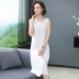 Áo dài lụa tơ tằm váy dài nữ đón xuân hè hè quần áo mới của phụ nữ trẻ mặc váy lụa dâu - Váy dài Váy dài