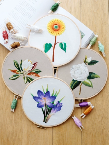 Китайский набор материалов для начинающих, «сделай сам», с вышивкой, подарок на день рождения