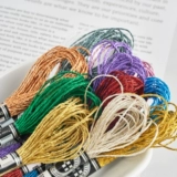 12 акций серебряная линия вышивка DIY металлическая линия проводка