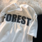 Tide, летняя футболка с коротким рукавом подходит для мужчин и женщин, в американском стиле, короткий рукав, 2021 года, оверсайз