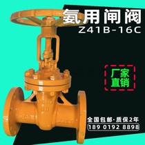 Ammonia use gate valve flange liquid nitrogen hydrogen carbon cast steel abrasion resistant DN100 low temperature switch adjusting valve Z41B