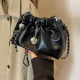 Niche Designer Bags for Women 2025 New Fashion High-End Chain Shoulder Crossbody Bag Pleated Bucket Cloud Bag