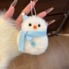 Cute Christmas Snowman Doll Keychain Small Gift Pendant Creative Plush Male and Female Student Backpack Couple Pendant
