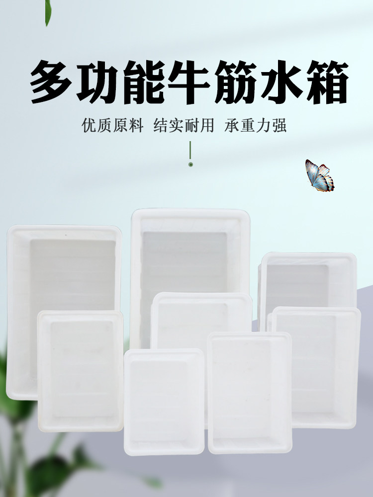 Rectangular breeding large-capacity water storage tank rectangular thickening and increasing plastic bucket plastic bucket breeding box