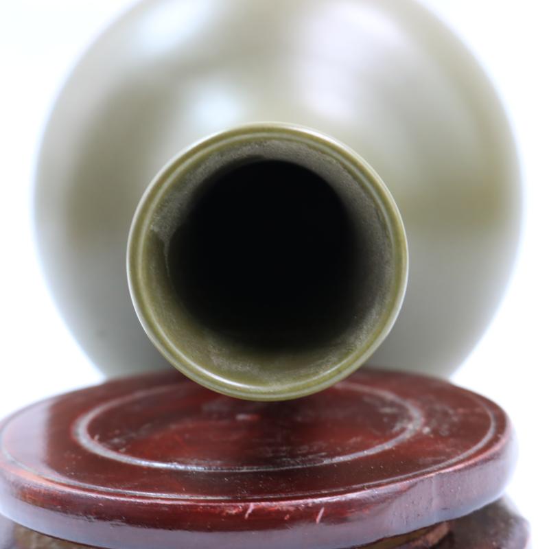 Jingdezhen ceramics glaze vase household adornment is placed at the end of the tea generic yongzheng antique antique handicraft