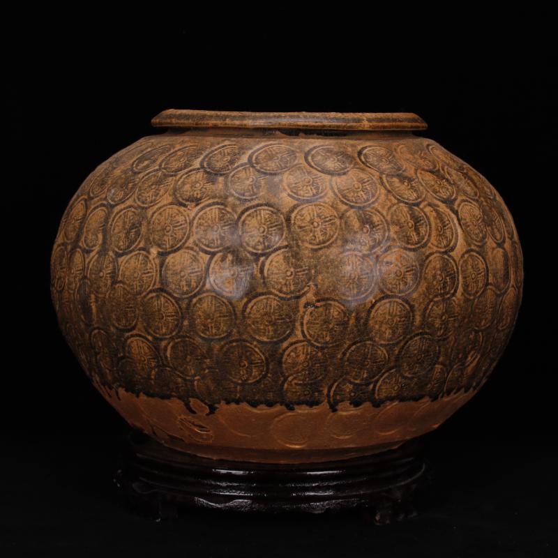 Jingdezhen manual imitation of the warring states period, the up celadon engraved bronze pattern POTS unearthed cultural relics of the ancient antique imitation antique ceramics