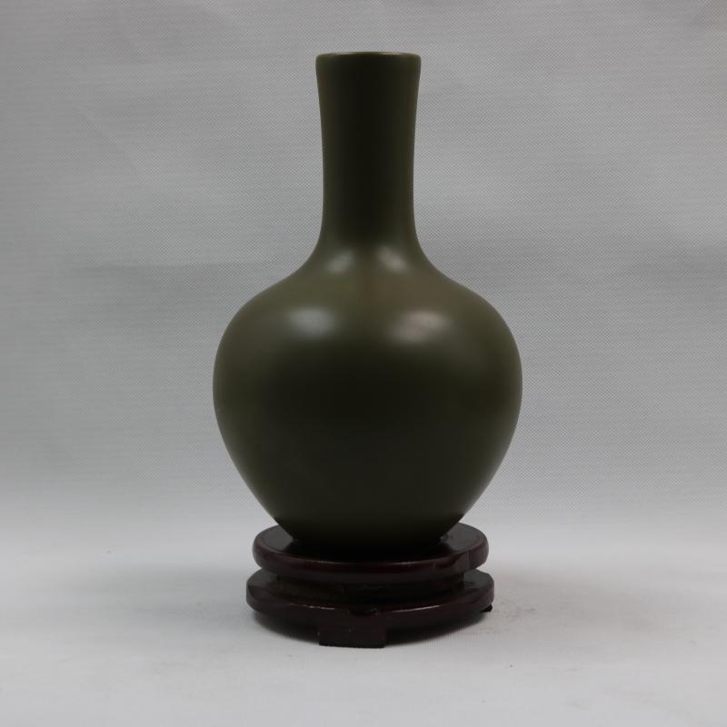 Jingdezhen ceramics glaze vase household adornment is placed at the end of the tea generic yongzheng antique antique handicraft