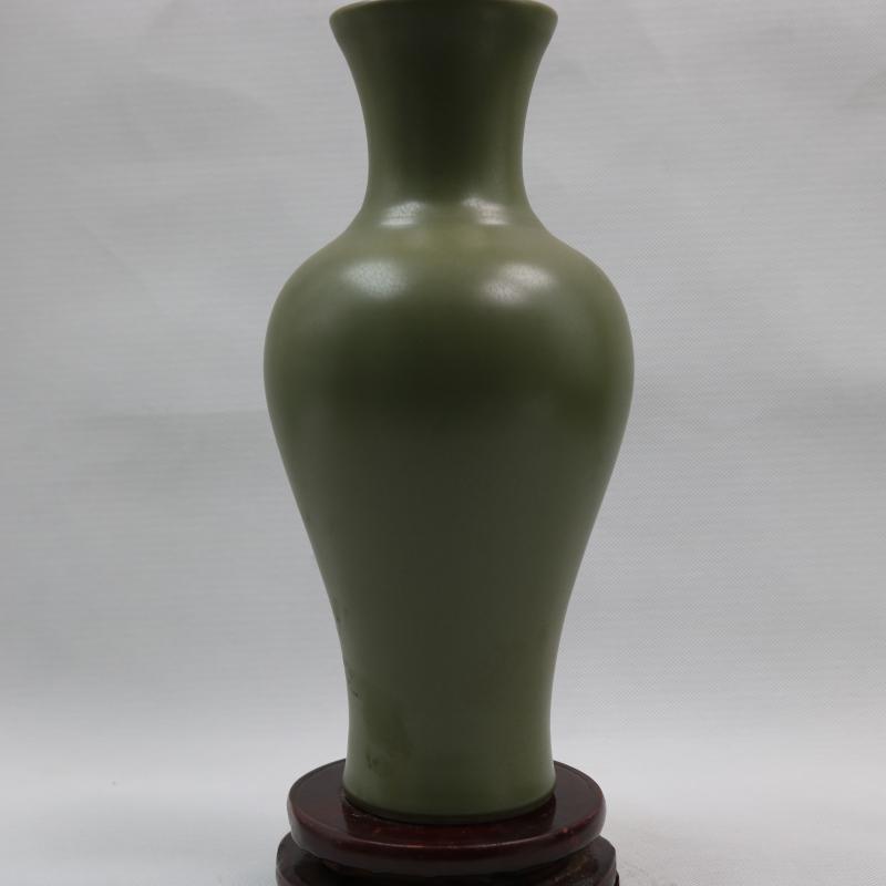 Jingdezhen ceramics glaze vase household adornment is placed at the end of the tea generic yongzheng antique antique handicraft