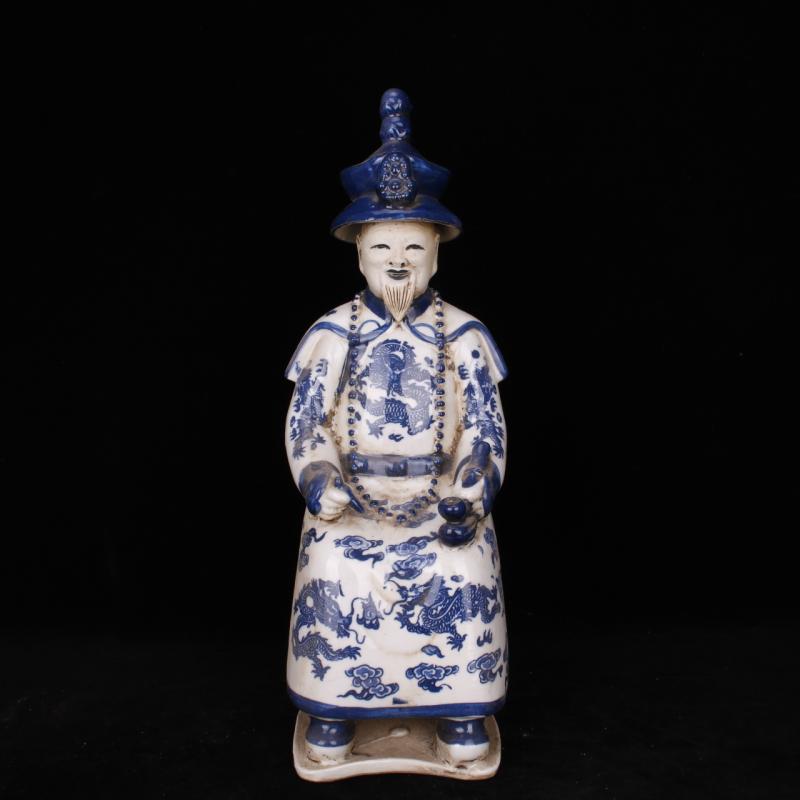 Blue and white hand character its kangxi emperor qianlong emperor antique porcelain antique antique old folk collection furnishing articles