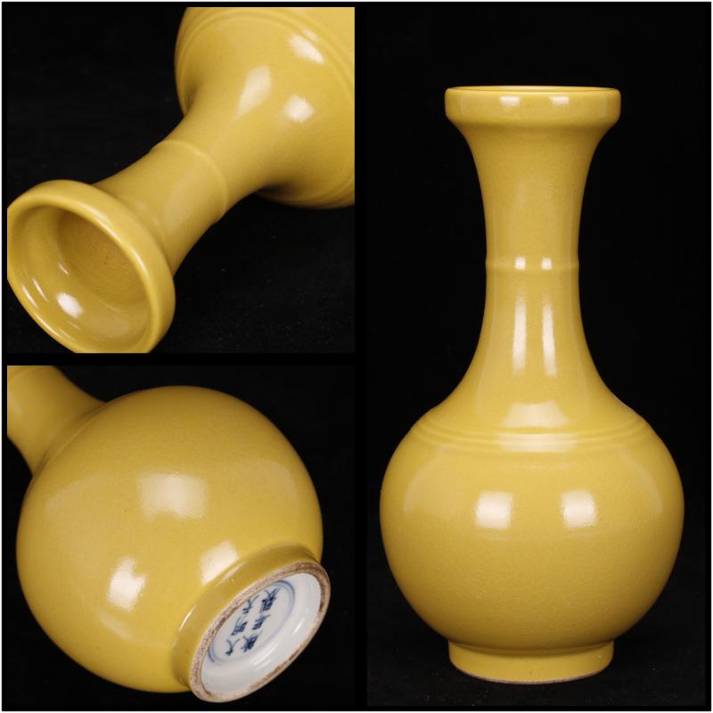 Jingdezhen system imitation antique antique antique old goods ceramic vases, sitting room ark of desk of Chinese style furniture decorative furnishing articles